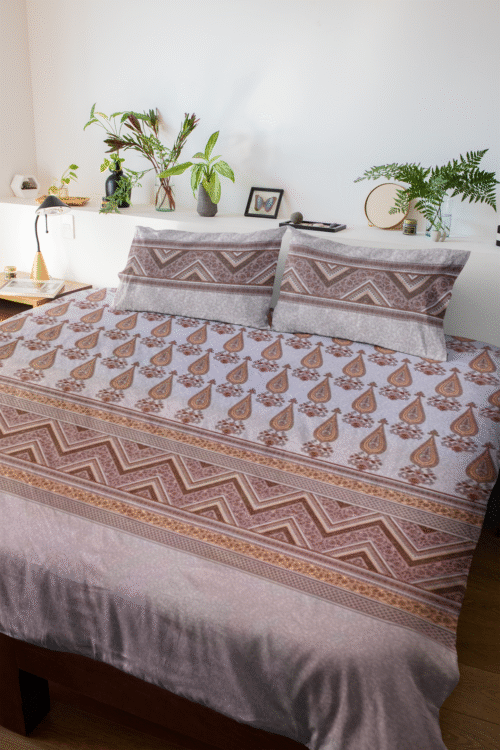 JAIPURI COTTON SCREEN PRINTED BEDSHEET