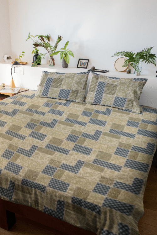 JAIPURI COTTON SCREEN PRINTED BEDSHEET