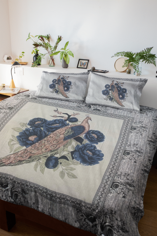 JAIPURI COTTON SCREEN PRINTED BEDSHEET