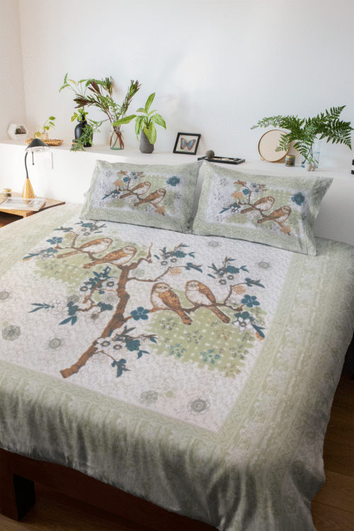 JAIPURI COTTON SCREEN PRINTED BEDSHEET