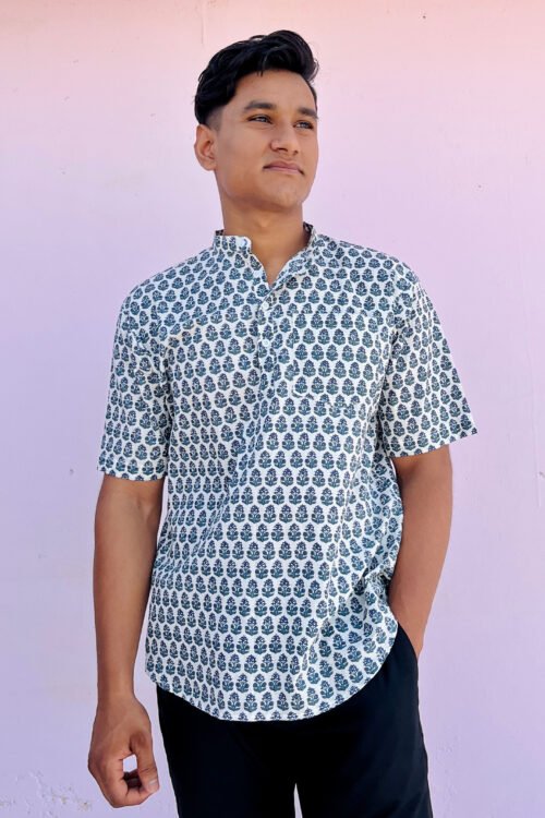 DABU BLOCK PRINT SHIRT